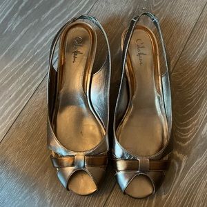 Cole haan golden sandals